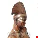 مجسمه دکوری آنتیک قدیمی Onyx Sculpture of an African Warrior Unique Piece the 20th Century
