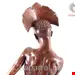 مجسمه دکوری آنتیک قدیمی Onyx Sculpture of an African Warrior Unique Piece the 20th Century