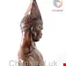 مجسمه دکوری آنتیک قدیمی Onyx Sculpture of an African Warrior Unique Piece the 20th Century