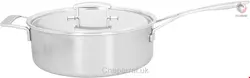 ماهیتابه 28 سانت درب دار صنعت دمایر بلژیک Demeyere Industry 5 Schmorpfanne mit Deckel 28 cm 18/10 Edelstahl