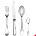 سرویس قاشق چنگال 48 پارچه با روکش نقره کریستوفل فرانسه CHRISTOFLE 48-Piece Silver-Plated Flatware Set with Free Chest