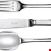 سرویس قاشق چنگال 48 پارچه با روکش نقره کریستوفل فرانسه CHRISTOFLE 48-Piece Silver-Plated Flatware Set with Free Chest