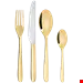 سرویس قاشق چنگال رو کش طلا 24 قطعه با قاب تخم مرغی کریستوفل فرانسه Christofle 24-Piece Flatware Set for 6 People in 24-carat Gold Gilded Metal Chest