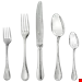 سرویس قاشق چنگال 5 پارچه کریستوفل فرانسه CHRISTOFLE RUBANS 5-Piece Silver Plated Flatware Set