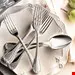 سرویس قاشق چنگال 5 پارچه کریستوفل فرانسه CHRISTOFLE RUBANS 5-Piece Silver Plated Flatware Set