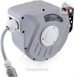 قرقره شیلنگ جمع کن دیواری و شیلنگ 10 متری بیتاکس BITUXX Gartenschlauchtrommel mit Aufrollautomatik 10m grau (MS-17755)