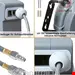 قرقره شیلنگ جمع کن دیواری و شیلنگ 20 متری جیووبیاز Jiubiaz Schlauchaufroller Druckluftschlauch Aufroller automatisch 1/4