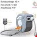 قرقره شیلنگ جمع کن دیواری و شیلنگ 10 متری جیووبیاز Jiubiaz Schlauchaufroller Druckluftschlauch Aufroller automatisch 1/4