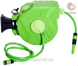 قرقره شیلنگ جمع کن دیواری اتوماتیک و شیلنگ 15 متری اتسانی Outsunny Schlauchtrommel 15-1,5m (845-182) grün
