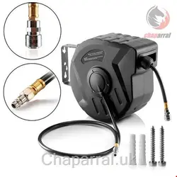 قرقره شیلنگ جمع کن هوای فشرده اتوماتیک و شیلنگ 11 متری استالورک Hazet 9040N-13