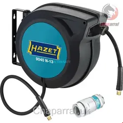 قرقره شیلنگ جمع کن اتوماتیک و شیلنگ 15 متری هزت Hazet Druckluftschlauchtrommel 15 m (9040 N/2)