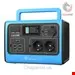ژنراتور برق خورشیدی مسافرتی بلوتی Bluetti EB55 Portable Power Station blau 700W 537Wh blau