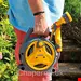 قرقره شیلنگ جمع کن زمینی و شیلنگ 10 متری حوزلاک Hozelock Schlauchtrommel Pico Reel 10 m gelb/grau