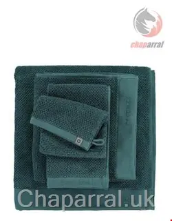 ست حوله 6 تکه حمام دست صورت و لیف اسنزا هلند ESSENZA Connect Organic Uni Handtuch Set Grün