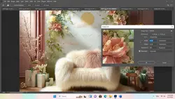 بک دراپ نوزاد مبل پشمالو-کد 55077(ویژه عکس گراف)