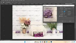 بک دراپ نوزاد نیمکت چوبی-کد 34674