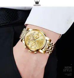 ساعت مچی مردانه لوکس برند OLEVS مدل 2859