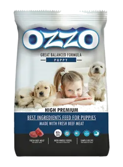 غذای خشک های پریمیوم سگ پاپی OZZO