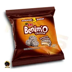بیسکویت اتی benim'o با روکش شکلاتی نارگیلی و مغز مارشمالو 240 گرم | فروشگاه انیس تجارت