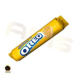 بیسکویت کرمدار golden اورئو اروپا با طعم وانیل 154 گرم | فروشگاه انیس تجارت