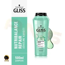شامپو ضد ریزش مو Nutribalance Repair گلیس مخصوص موهای ضعیف 500 میل | فروشگاه انیس تجارت
