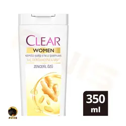 شامپو کلیر زنجبیل ضد شوره زنانه clear حجم 350 میل | فروشگاه انیس تجارت