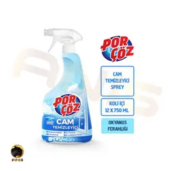 اسپری شیشه پاک کن Cam Temizleyici پورچوز 750 میل | فروشگاه انیس تجارت