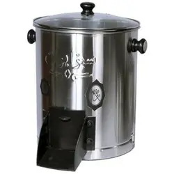 سبزی خرد کن 4 کیلویی استیل سبز ایران با درب شیشه ای