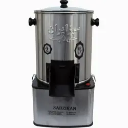 سبزی خرد کن 4 کیلویی استیل سبز ایران با درب شیشه ای