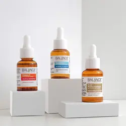 پک 3عددی سرم پوستی بالانس مدل The mighty three Balance active formula the mighty 3 serum set
