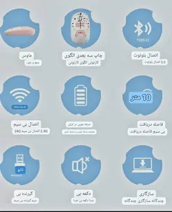 ماوس استیکر مدل T9