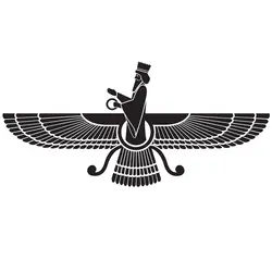 استیکر حرارتی پارچه و لباس طرح فروهر