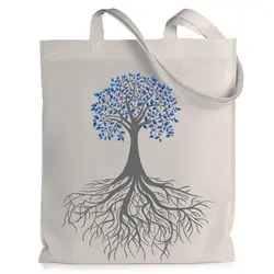 ساک پارچه ای شاپ هلسی طرح ریشه