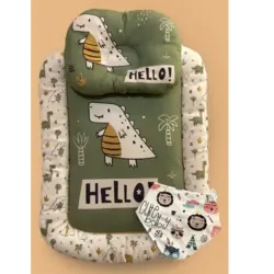 زیرانداز تمام چاپ مخمل خرس و گل