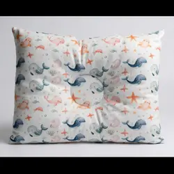 بالشت مخمل شیردهی و فرم دهی سر نوزاد طرح خرس وماه