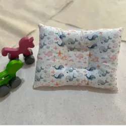 بالشت مخمل شیردهی و فرم دهی سر نوزاد طرح خرس وماه