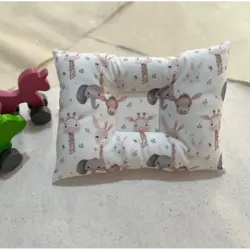 بالشت مخمل شیردهی و فرم دهی سر نوزاد تمام چاپ