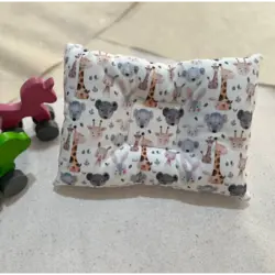 بالشت مخمل شیردهی و فرم دهی سر نوزاد طرح شیر