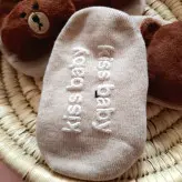 جوراب کالجی بچگانه عروسک برجسته خرسی تدی