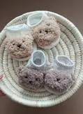 جوراب کالجی نوزادی عروسک برجسته تدی کد ۱۰۰۱