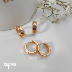 گوشواره حلقه آینه ای ژوپینگ کد 012007