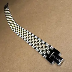 دستبند رولکس دو رنگ Rolex، اسپرت جنس استیل - ارن شاپ