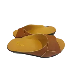 صندل طبی زنانه دکتر فام مدل نیلوفر عسلی