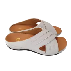 صندل طبی زنانه دکتر فام مدل میخک سفید