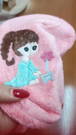 حوله خشک کن موی سر میکروفایبر