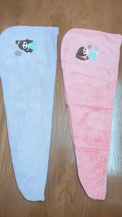 حوله خشک کن موی سر میکروفایبر