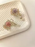 کلیپس دم اسبی رز و مروارید