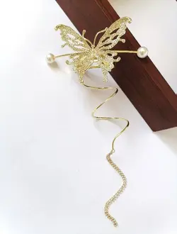 گیره فرانسوی پروانه فنری