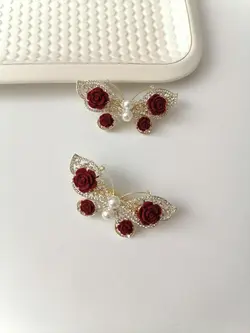 گیره فرانسوی پروانه و رز زایا