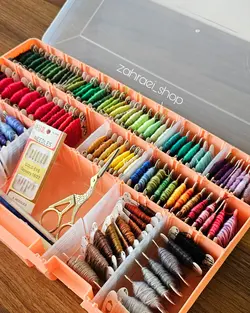 باکس نظم دهنده(ارگانایزر)وسایل گلدوزی برند dmc